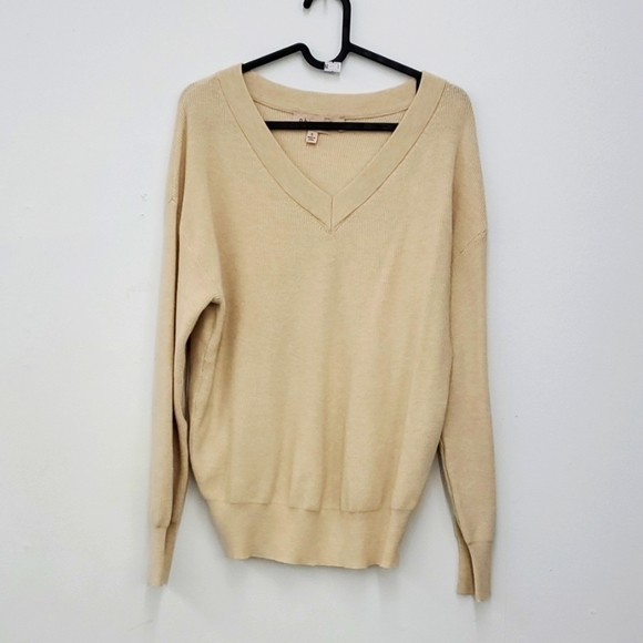 Philosophy Ribbed V-Neck Sweater S - Picture 3 of 7